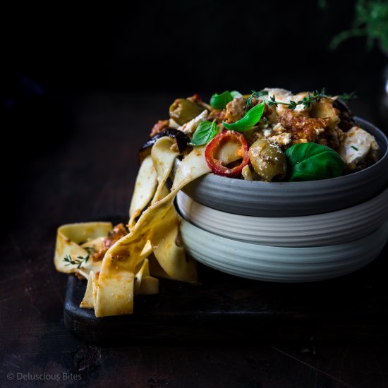 Sausage Pasta in Arabiatta sauce