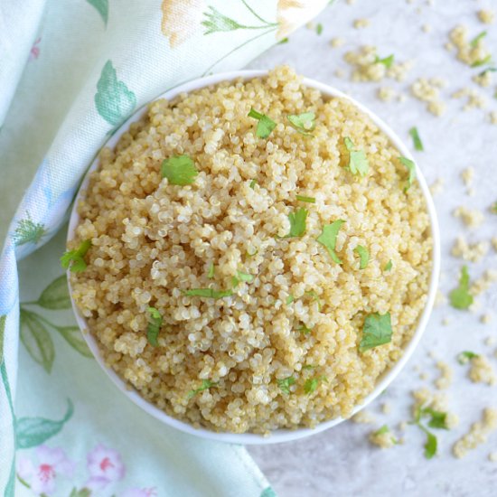 HOW TO COOK PERFECT QUINOA