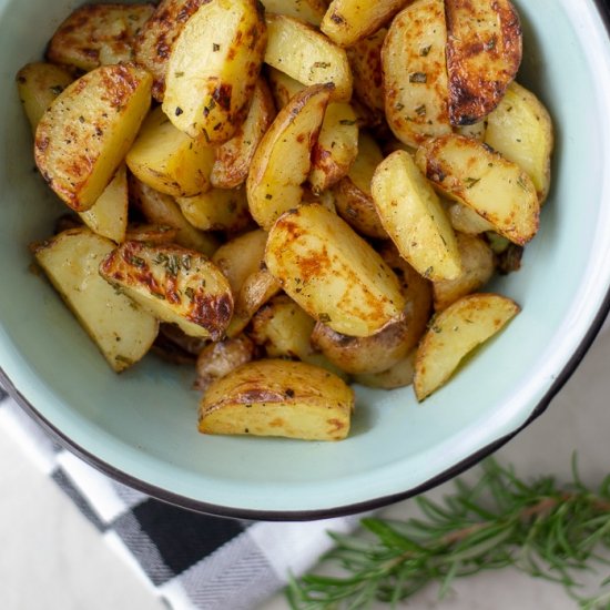 Grilled Potatoes and Browned Butter