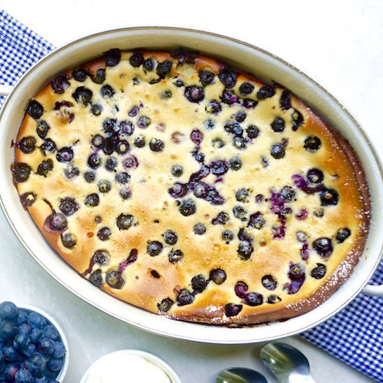 Blueberry Clafoutis