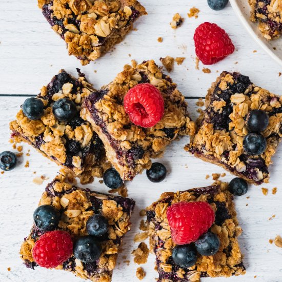 Blueberry Crumble Bars