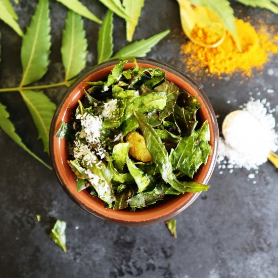 Crispy Neem with Coconut