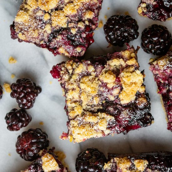 Blackberry Pie Bars