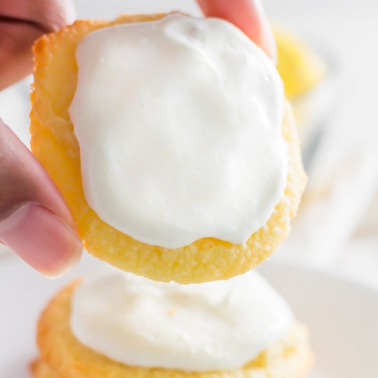 Lemon keto almond flour cookies