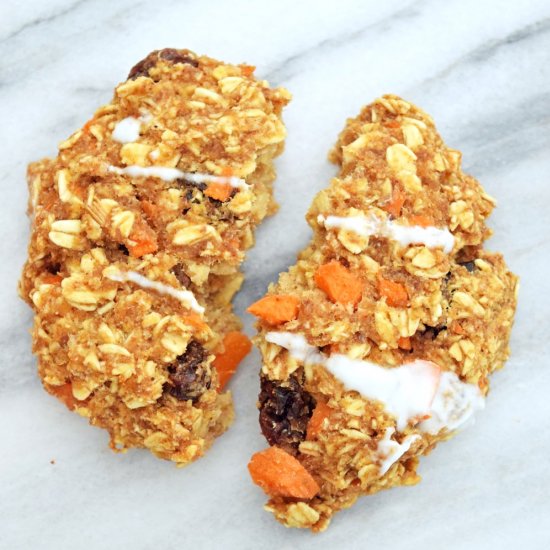 Vegan Carrot Cake Breakfast Cookies