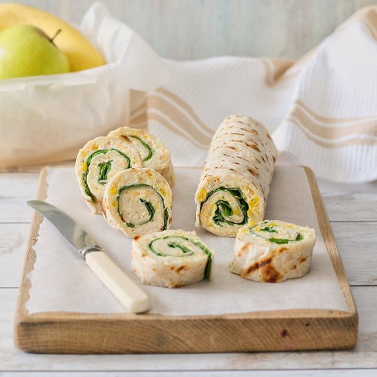 Chicken tortilla pinwheels