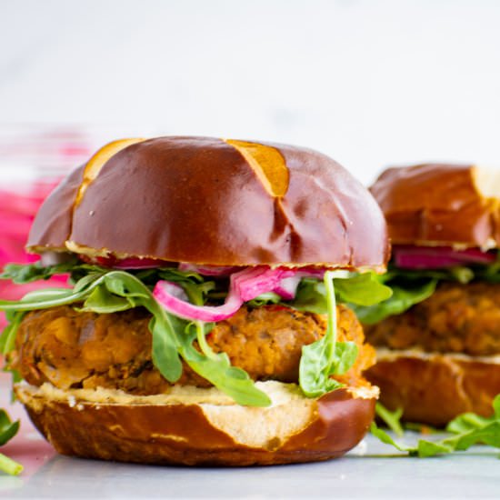 Vegan Chickpea Burgers