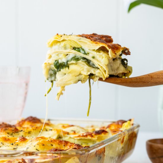 Spinach Artichoke Lasagna