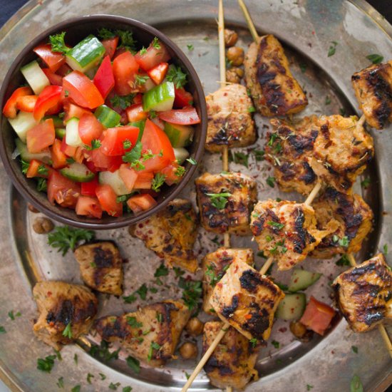 Easy Turkey Kebabs