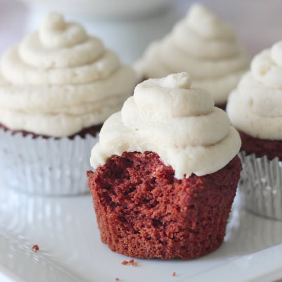 Keto Red Velvet Cupcakes