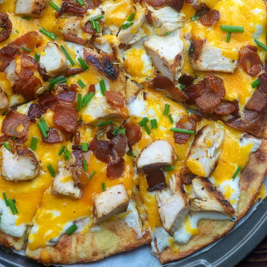 CHICKEN BACON RANCH PIZZA