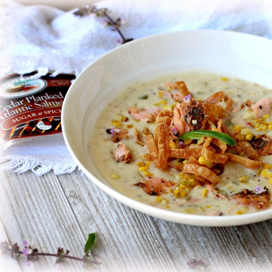 Salmon Jalapeno Corn Chowder