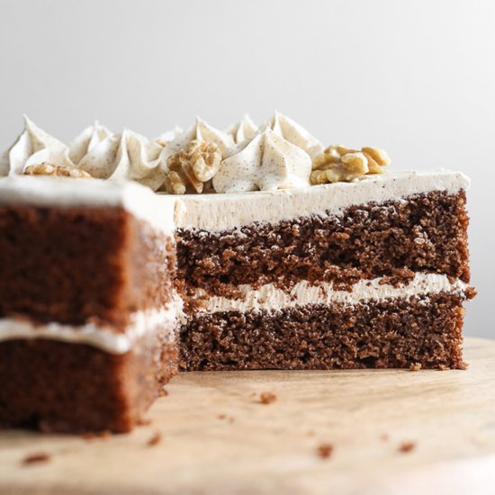 Coffee and Walnut Cake