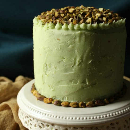 Chai Cake and Pistachio Buttercream