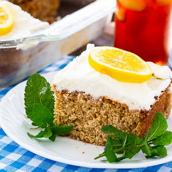 Sweet Tea and Lemonade Cake