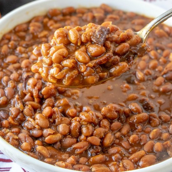 Slow Cooker Boston Baked Beans