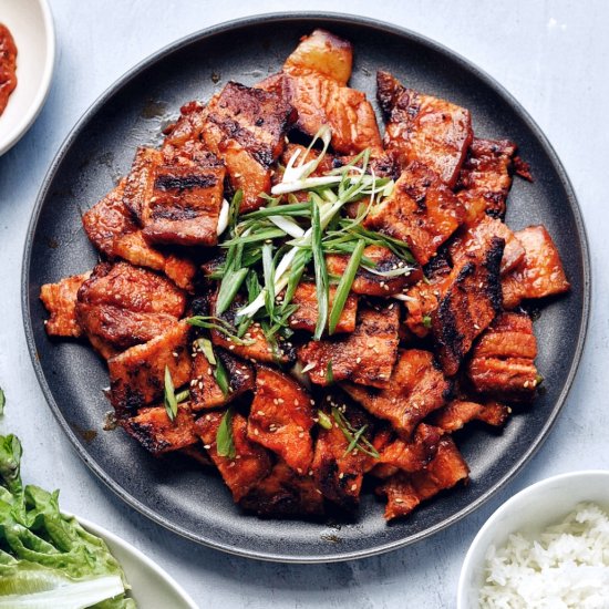 Spicy Pork Belly Bulgogi