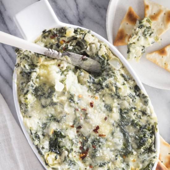 Spinach Artichoke Dip – Low Carb