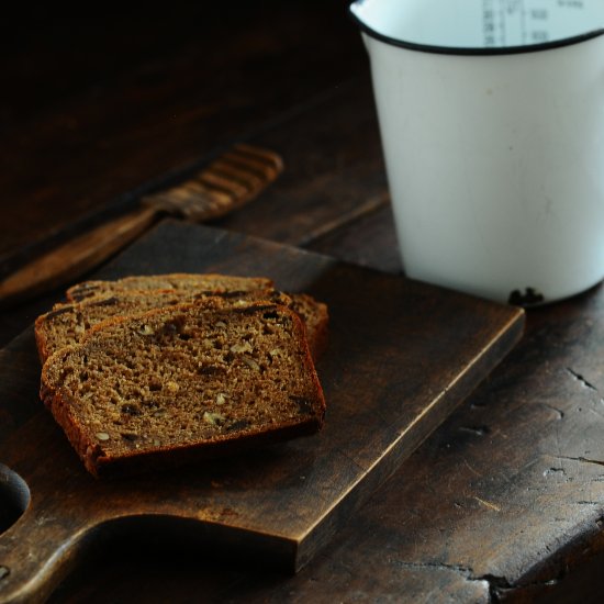 Roasted Banana, Chocolate Bread