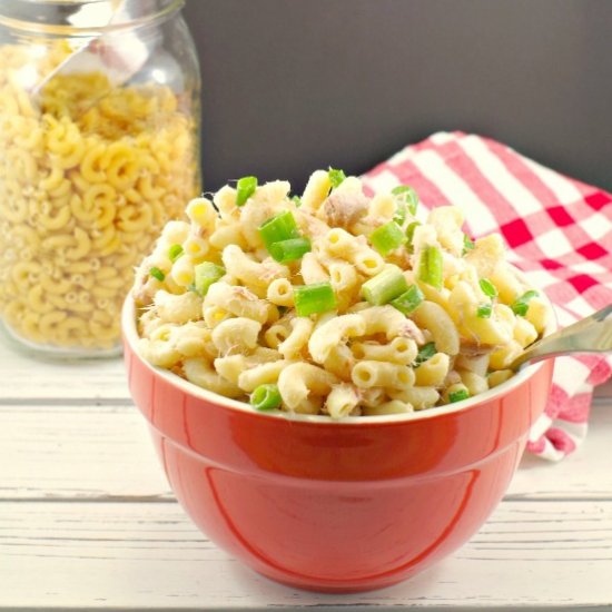 4 Ingredient Tuna Macaroni Salad