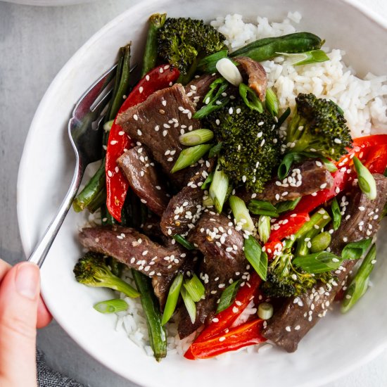 Sheet Pan Mongolian Beef