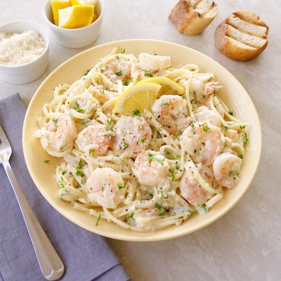 Creamy Lemon Shrimp