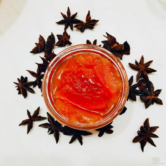 Grapefruit Anise Marmalade