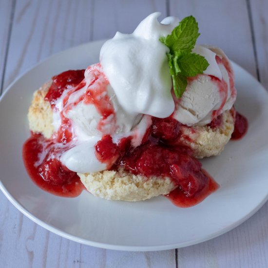 Southern Vegan Strawberry Shortcake