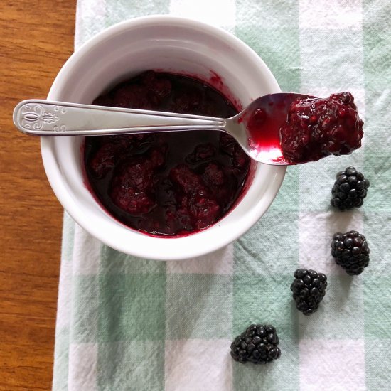 Easy Peasy Blackberry Compote