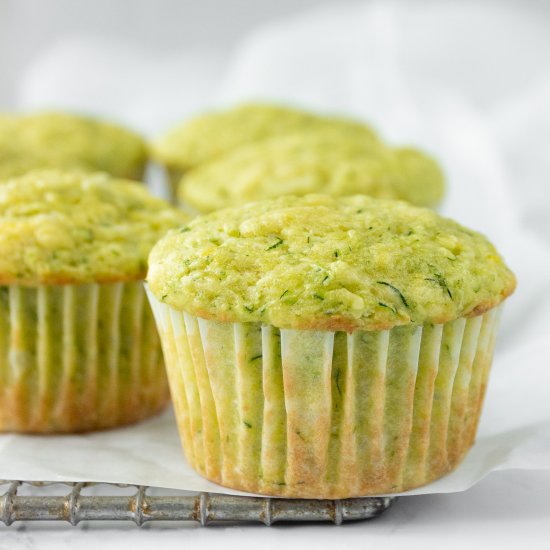 Lemon Zucchini Muffins