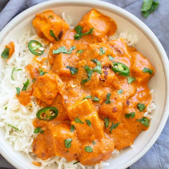 Paneer Lababdar with Tofu