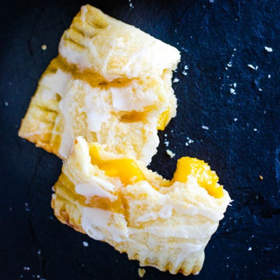 Peach Hand Pies with Bourbon Glaze