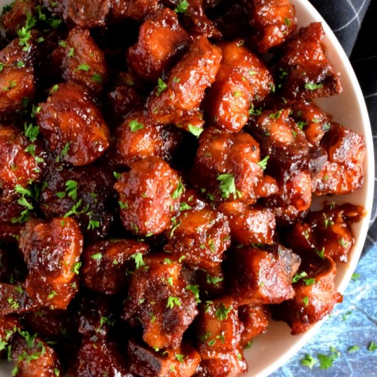 Baked Barbecue Pork Riblets