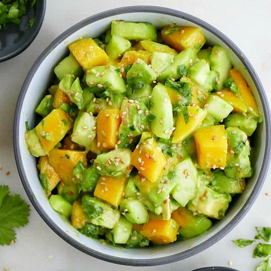 Mango Cucumber Salad