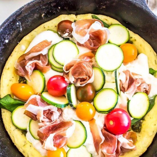 Keto Skillet Market Pizza