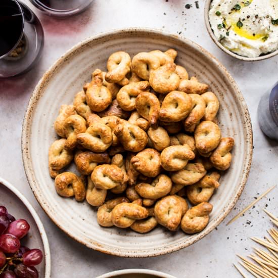 Taralli – savoury Italian biscuits