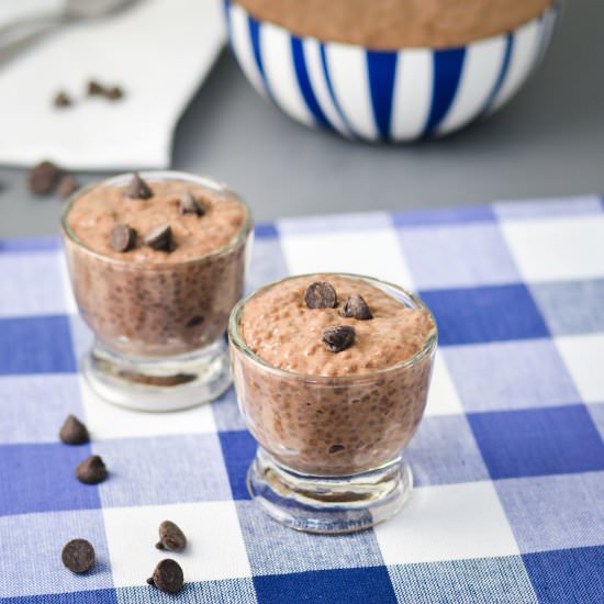 Chocolate Custard Chia “Tapioca”