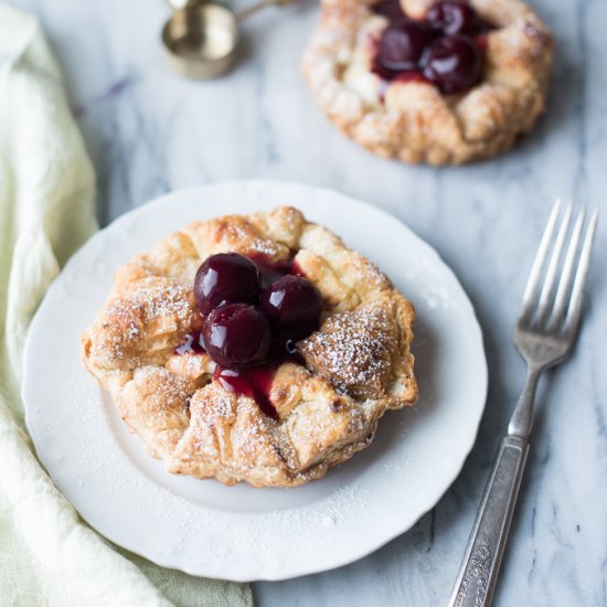 Dark Cherry Cheese Pastries