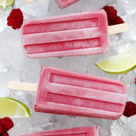 Raspberry Popsicles