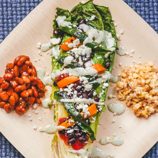 Grilled Romaine Taco Salad