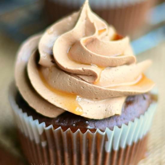 Bourbon Chocolate Cupcakes