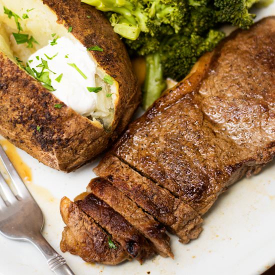 Perfect Pan Seared Steak