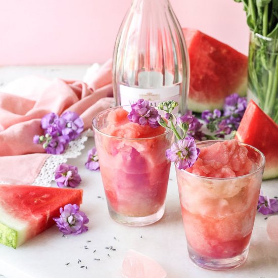 Watermelon Lavender Frosé