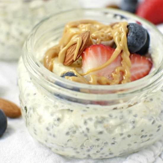 Overnight Oats with Greek Yogurt