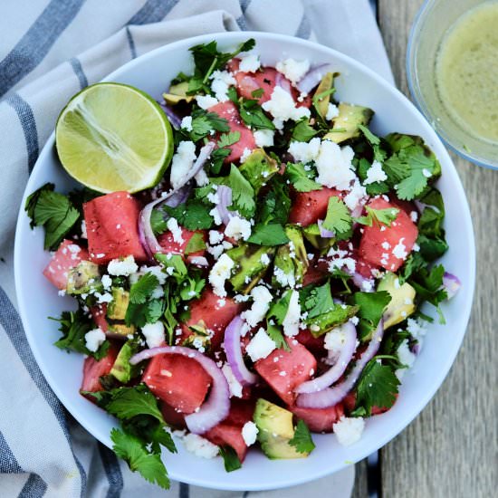 Grilled Watermelon Salad