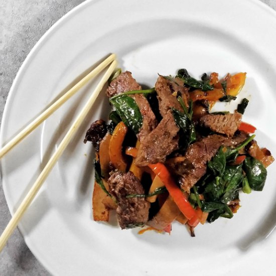 Orange Beef Stir Fry