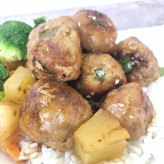 Sweet and Sour Pork Meatballs