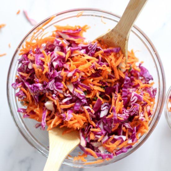 Red Cabbage and Carrot Salad / Slaw