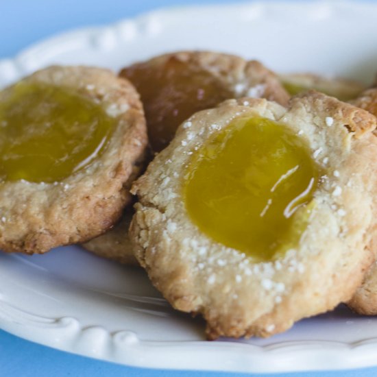 Cream Cheese Pear and Lemon Cookies