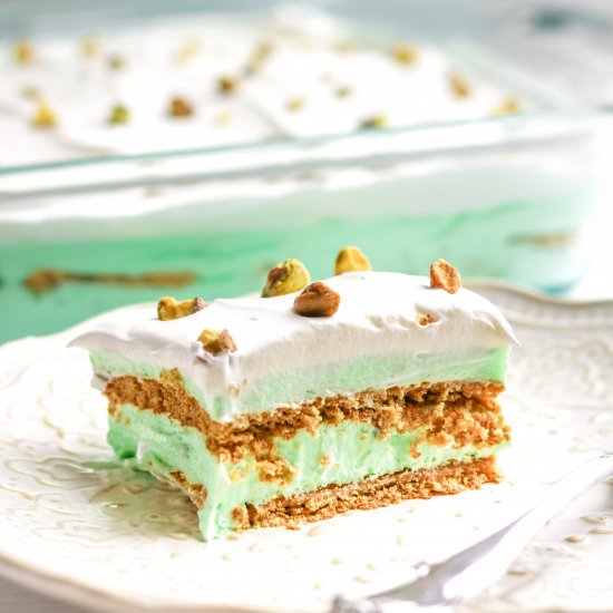 Pistachio Icebox Cake